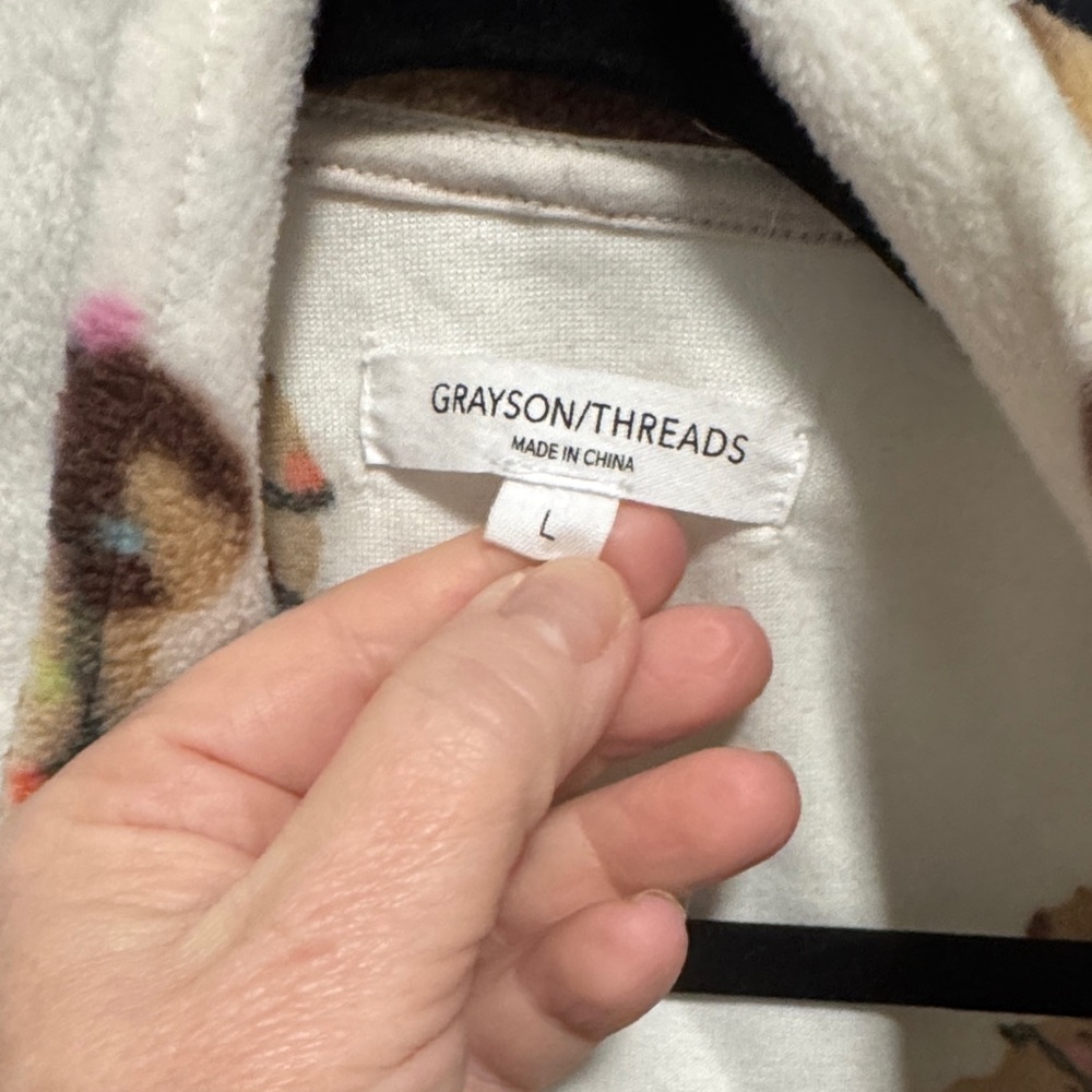 Grayson Threads Multicolor Teddy Bear Jacket - Picture 2 of 3